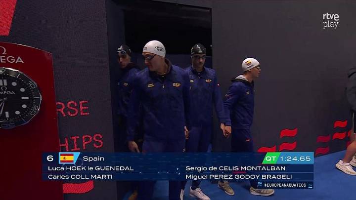 Luca Hoek pulveriza el récord de 50 libre en piscina corta y el relevo se queda cerca de la medalla