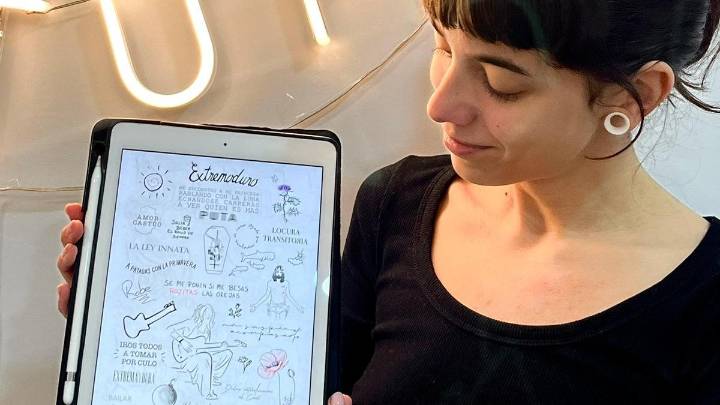 Irene, tatuadora de Badajoz: "De ayer a hoy, unas 20 personas me han solicitado tatuajes con referencias a Robe"