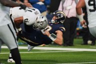 QB Justin Herbert breaks bone in left hand, but he's optimistic about playing for Chargers next week