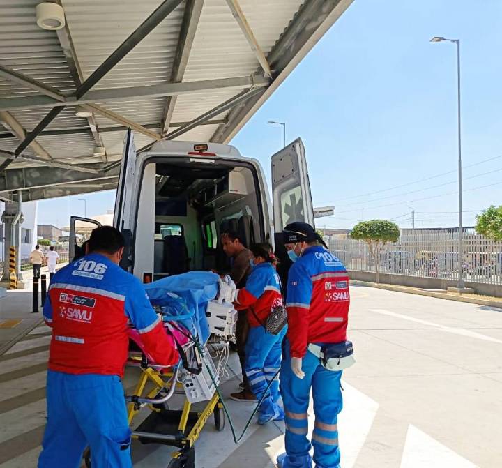 Sullana: Menor es trasladada al INSN por insuficiencia respiratoria y quemaduras