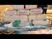 Tons of diapers donated to the Season 4 Hope live drive
