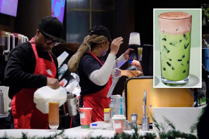 Starbucks baristas fear overwhelm with Dubai Chocolate Matcha drink