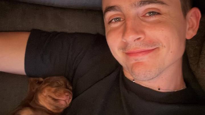 Timothée Chalamet introduces adorable new puppy