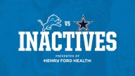 INACTIVES: Lions vs. Cowboys