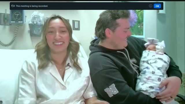 Utah couple welcomes baby girl during Thanksgiving roadside birth