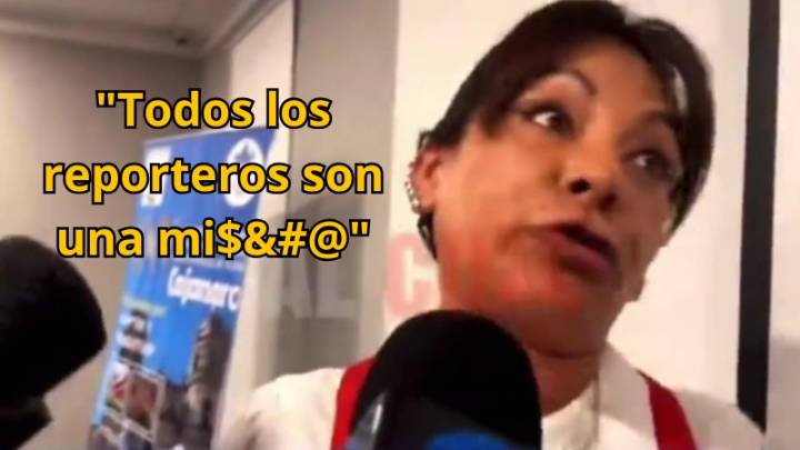 Congresista Alcarraz se ofuscó ante las preguntas de una periodista: “Todos los reporteros son una mi$%@” [VIDEO]