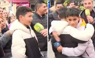 Niño venezolano se emociona al encontrar a ‘Pol Deportes’ en España y lo abraza: "Me inspira mucho"