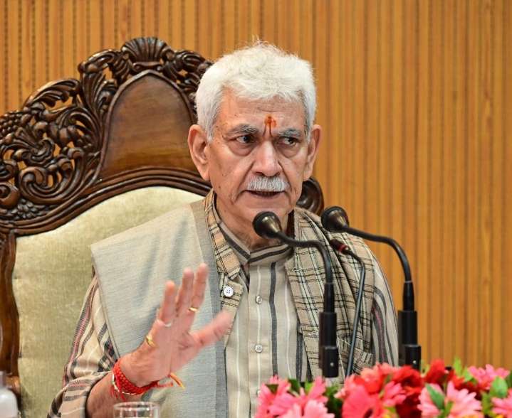 LG Urges Police to Curb Terror Financing, Check Radicalisation in J&K