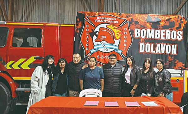 Enrique Bonilla Reyes nuevo presidente de los Bomberos Voluntarios de Dolavon