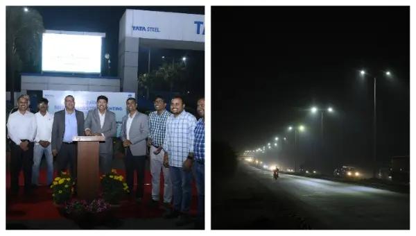 Odisha: Tata Steel Illuminates 3.6KM Stretch On NH 55, Begins Pond Renovation Work