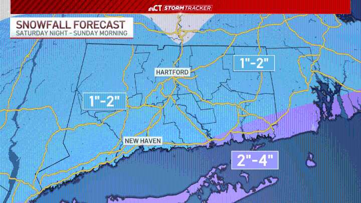 Snow expected tonight and into Sunday morning