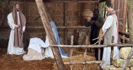 Runaway migrant nabbed after trying to disguise himself as nativity scene statue