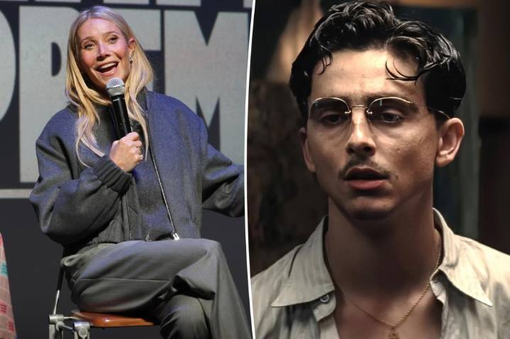 Gwyneth Paltrow gave Timothée Chalamet skincare advice for 'Marty Supreme' movie makeup