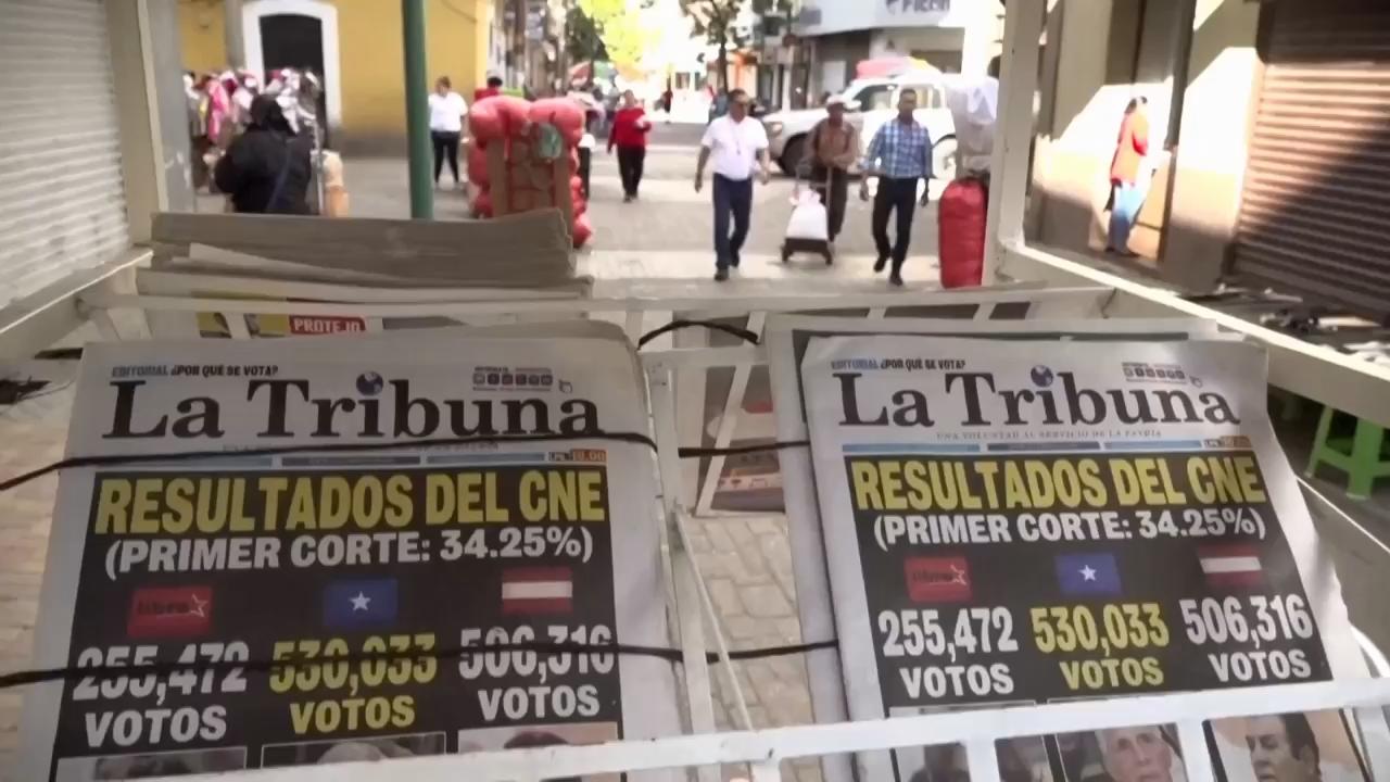 Conservatives ahead in Honduras presidential vote, early results show
