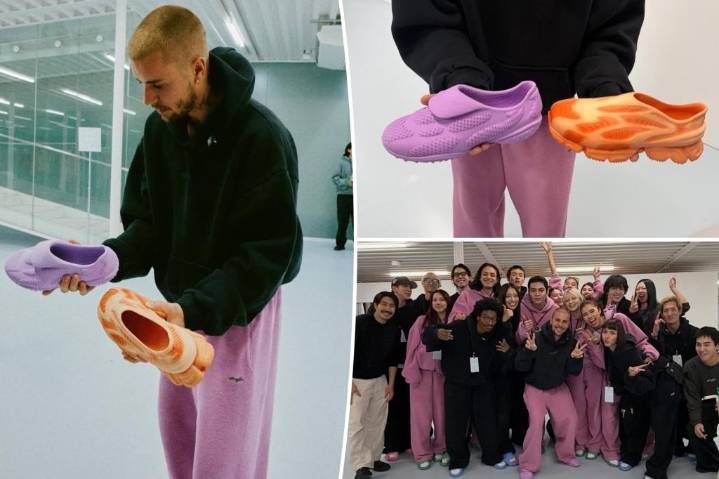Justin Bieber debuts 3D-printed Skylrk Earth Bender sneaker in Tokyo