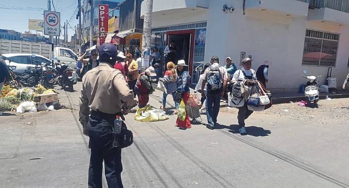 Arequipa: Plan en marcha para recuperar orden en plataforma comercial Andrés Avelino Cáceres