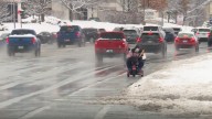 Snow creates challenges on roads for Northern Kentucky drivers during commute
