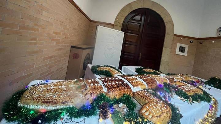 Un cocodrilo gigante de 180 kilos en Gijón: "un clásico navideño" y gastronómico en la Escuela de Hostelería