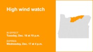 High wind watch affecting Columbia River Gorge Tuesday and Wednesday