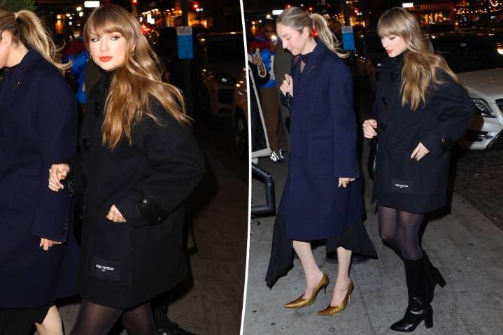 Taylor Swift enjoys girls' night out with Este Haim ahead of her 36th birthday
