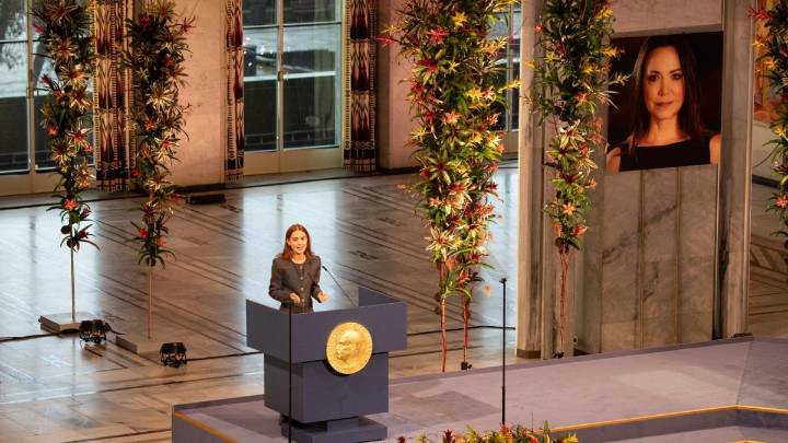 CRÓNICA DESDE OSLO | Entre cantos y lágrimas, los venezolanos celebran en Oslo el Nobel de María Corina Machado