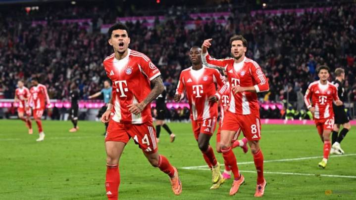 Bayern's Diaz gets Champions League ban reduced to two games
