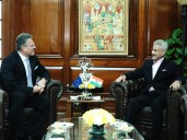 Jaishankar meets EU Trade Commissioner as India