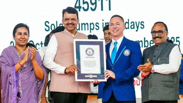 MSEDCL creates Guinness World Record with solar pump drive