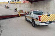 Torreón: adulto mayor sufre caída de dos metros en obra inconclusa del Metrobús