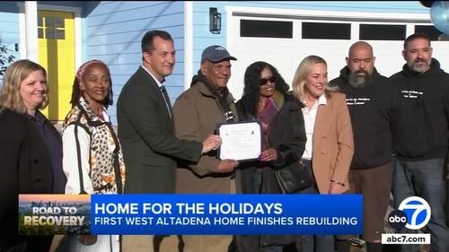 Eaton Fire road to recovery: Family finishes rebuilding beloved West Altadena home