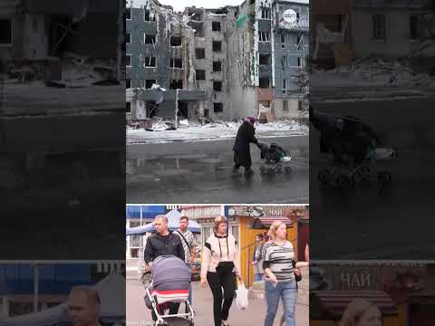 Before and after videos show the scale of destruction in Ukraine's Pokrovsk