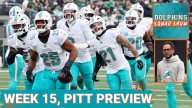 DOLPHINS SQUAD: RED-HOT MIAMI DOLPHINS (6-7) RIDE 4-GAME WIN Streak into Pittsburgh to Face the Steelers (7