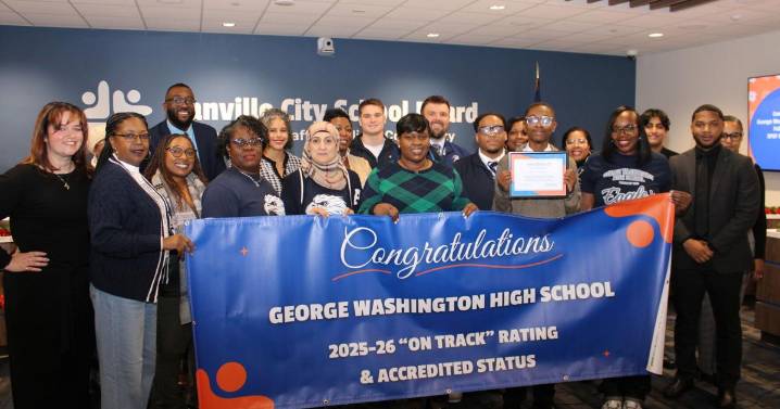 All Danville schools are fully accredited. See the school board's celebration Thursday