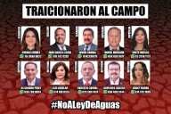 Los exhiben como traidores por Ley de Agua