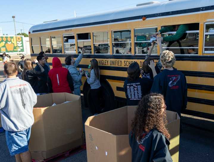 Williams Field High School food drive surpasses goal