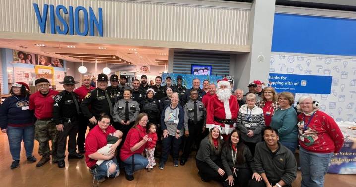 Families blessed through ‘Santa with a Badge’ program