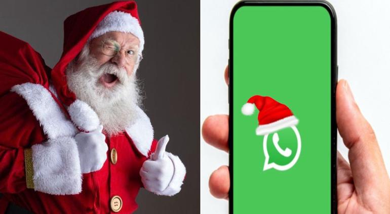 Así puedes activar el modo Santa en WhatsApp