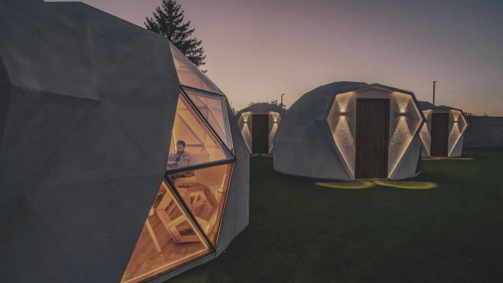 Domos sostenibles en Ramastué, "un refugio" en plena naturaleza