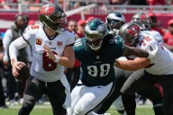 Eagles defensive tackle Jalen Carter out against Chargers after surgery