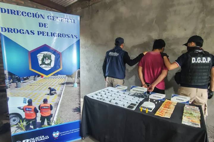 Operativo antidroga en Icaño: secuestran cocaína, marihuana y dinero en efectivo
