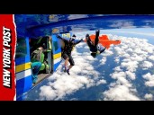 Watch Skydiver's Parachute Get Hooked on Plane's Tail — Leaving Him Dangling 15,000 Feet in the Air