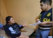 PNP captura a dos extranjeros que extorsionaban a comerciantes de Gamarra y Los Olivos