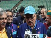 CJI XI takes on SCBA XI in annual cricket match at Arun Jaitley Stadium
