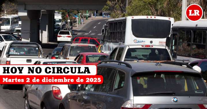 Hoy No Circula martes 2 de diciembre 2025: autos y placas que descansan en CDMX y Edomex