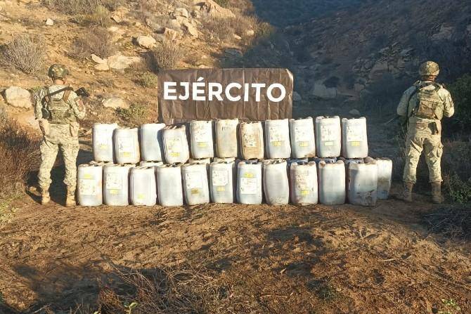 Localizaron 2 mil litros de precursores para producir metanfetamina