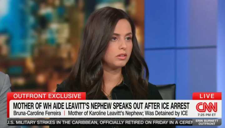 CNN: Mother of Karoline Leavitt’s Nephew Says ICE Arrested Her Without a Warrant