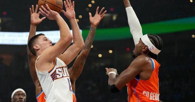 Gilgeous-Alexander scores 28 as Thunder tie NBA record for best start with 138