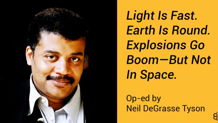 Light Is Fast. Earth Is Round. Explosions Go Boom