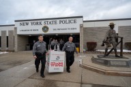 State Police recruits deliver holiday cheer with Toys for Tots drive at academy