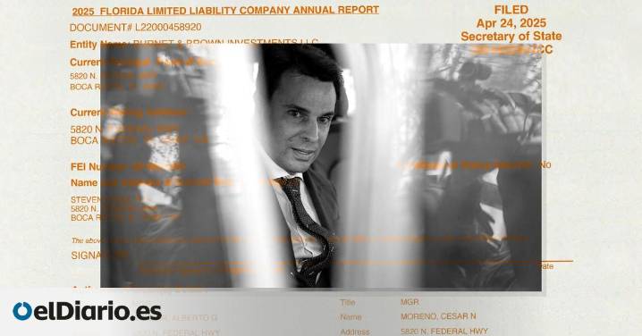 Burnet & Brown, la empresa de la pareja de Ayuso en Florida que remite a su identidad falsa en Quirón